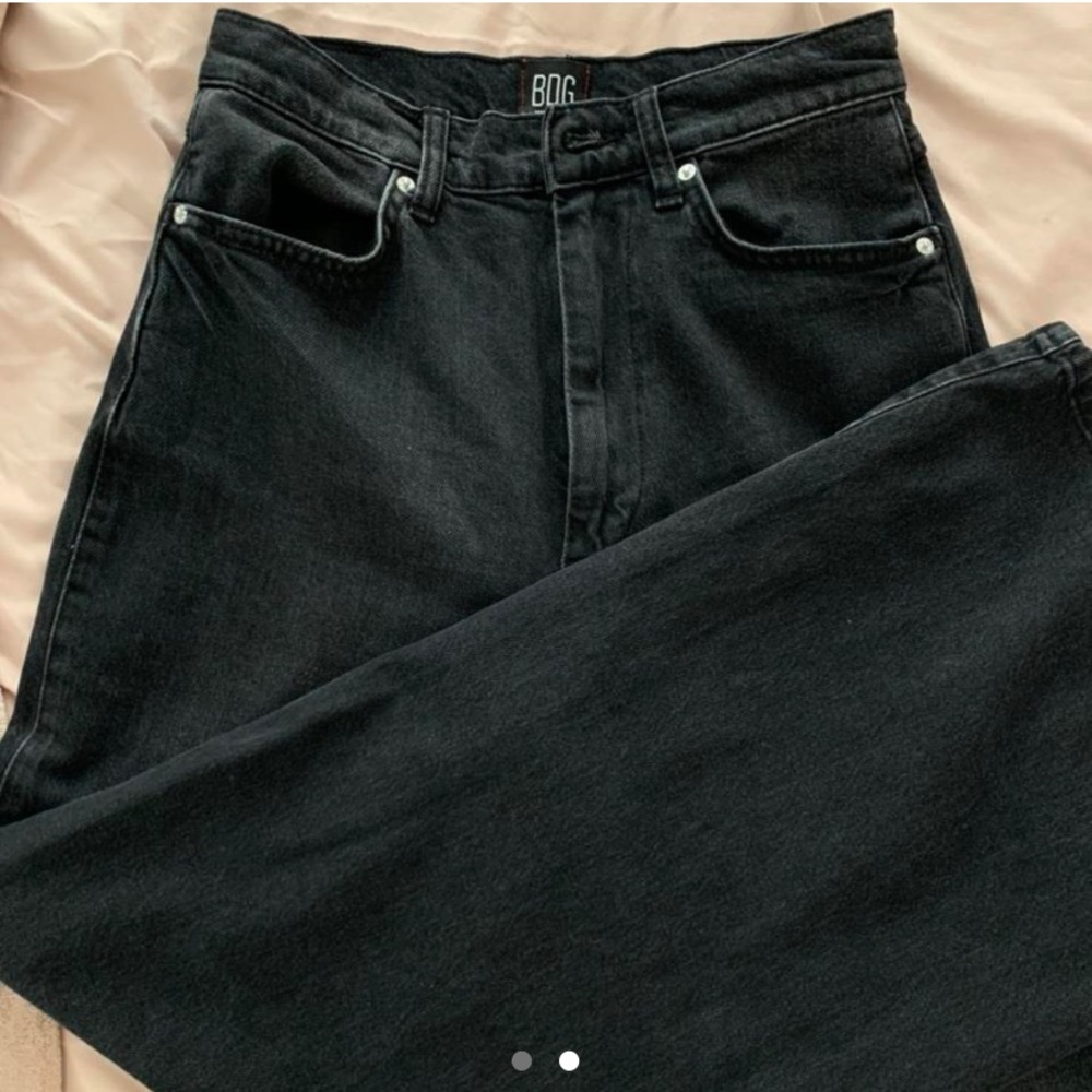 Urban outfitters BDG black denim wide leg jeans